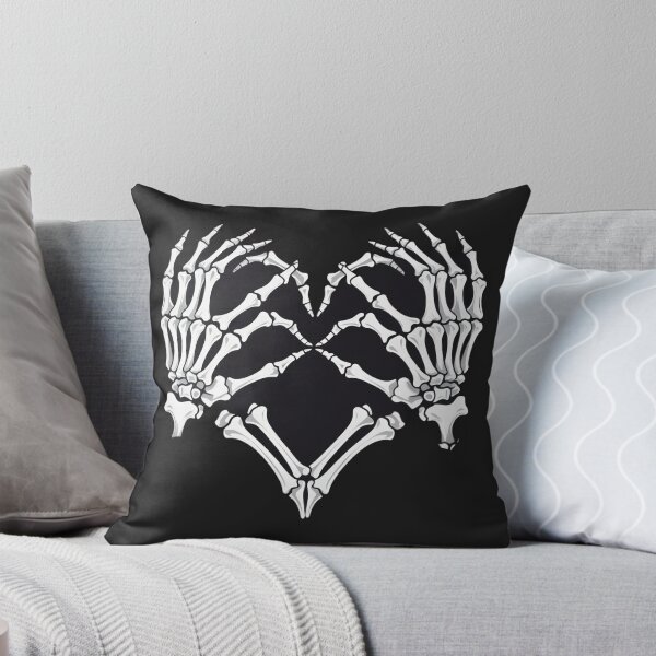 Item preview, Valentines Day gothic black heart with skeleton hands,valentine heart,valentine art,valentine design designed and sold by Expressions-Sel.