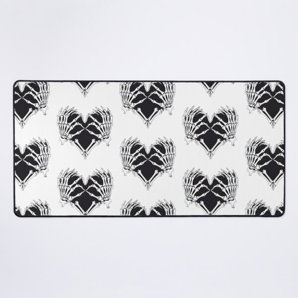 Item preview, Valentines Day gothic black heart with skeleton hands,valentine heart,valentine art,valentine design designed and sold by Expressions-Sel.