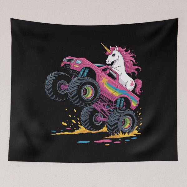 Item preview, Monster Truck Unicorn Birthday Party designed and sold by Patricsselin.