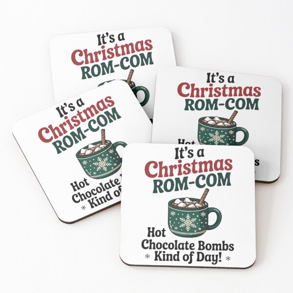 Item preview, It's A Christmas Rom-Com and Hot Chocolate Bomb Kind Of Day designed and sold by papertaless.