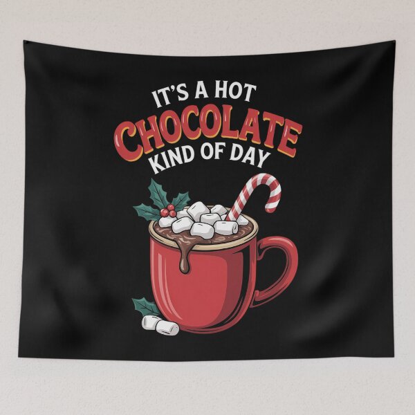 Item preview, It's a Hot Chocolate Kind of Day Funny Hot Cocoa Christmas designed and sold by papertaless.