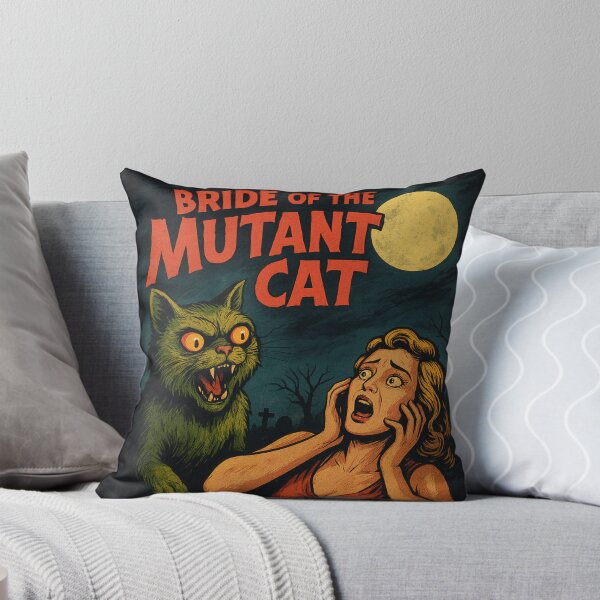 Item preview, ¡El ataque del vampiro de la oficina! – Póster de parodia de terror retro designed and sold by Patternomania.