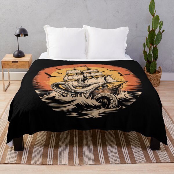 Item preview, Pirate Ship Giant Octopus designed and sold by Patricsselin.