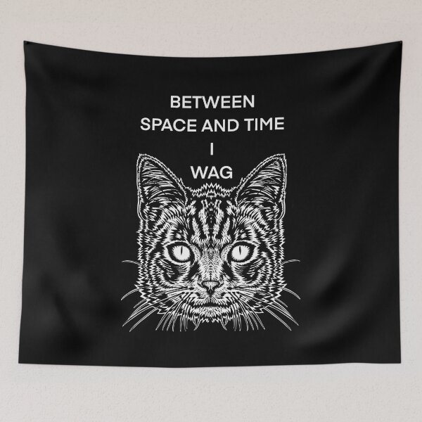Item preview, BETWEEN SPACE AND TIME I WAG - the cat words .17 designed and sold by lautir.