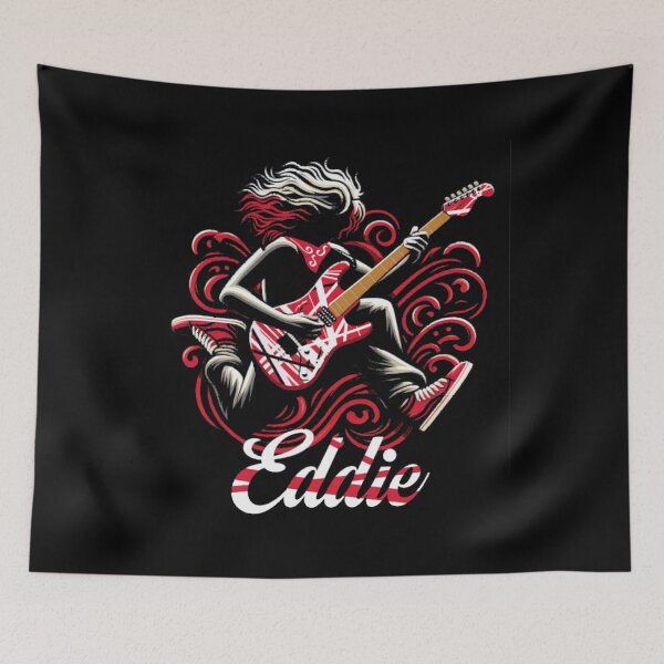 Item preview, Eddie Van halen guitar tshirt merch  designed and sold by Sineateruk.