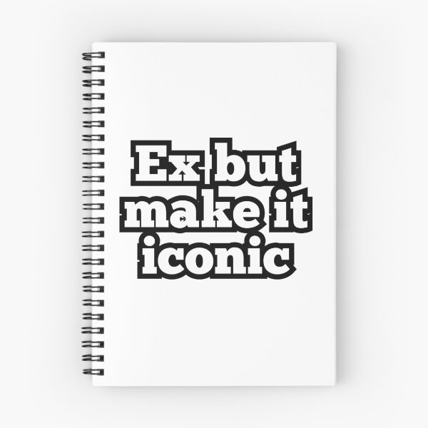 Item preview, Ex But Make It Iconic – Funny Breakup Quote Aesthetic Text Design designed and sold by ArtesioByZaber.