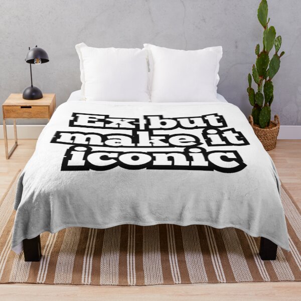 Item preview, Ex But Make It Iconic – Funny Breakup Quote Aesthetic Text Design designed and sold by ArtesioByZaber.