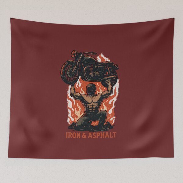 Item preview, Iron & Asphalte - Strenght meet speed designed and sold by DesignArtShop06.