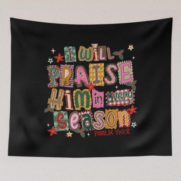Item preview, Christian Christmas I Will Praise Him designed and sold by bethanyrodgers6.