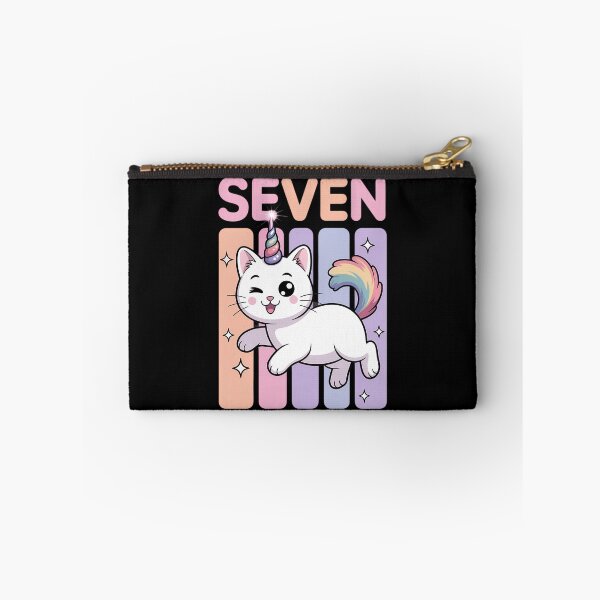 Item preview, 7 Year Old Cute Caticorn Cat Unicorn Birthday Girl B-day designed and sold by Bandikonsalez.