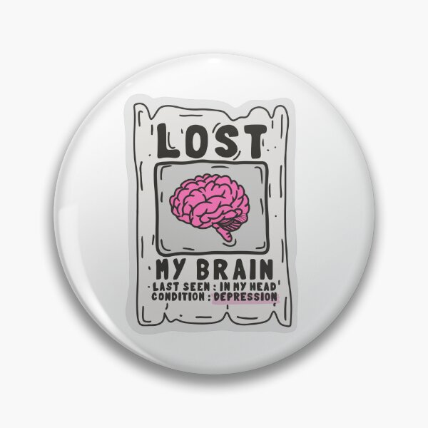 Item preview, Lost My Brain designed and sold by O2 Artistry.