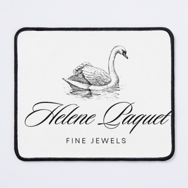 Item preview, Luxury Black and White Swan Design - Classic Vintage Monogram designed and sold by GenZFashion000.
