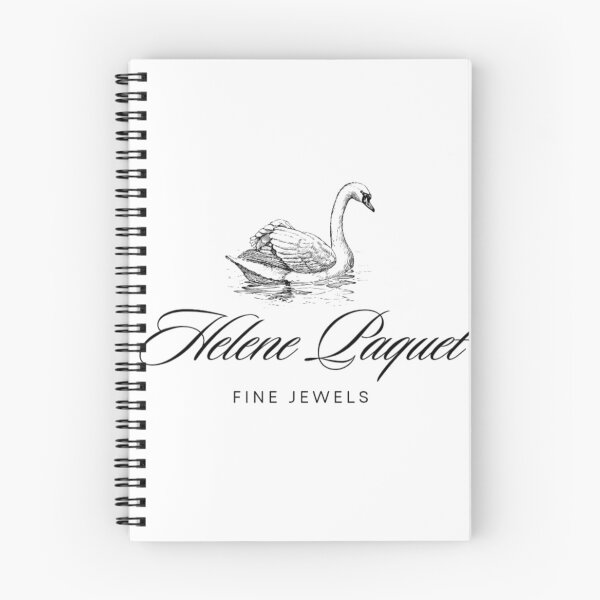 Item preview, Luxury Black and White Swan Design - Classic Vintage Monogram designed and sold by GenZFashion000.