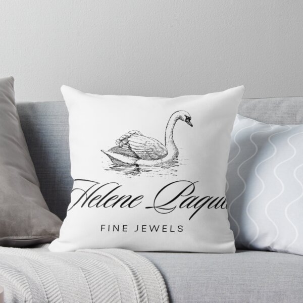 Item preview, Luxury Black and White Swan Design - Classic Vintage Monogram designed and sold by GenZFashion000.