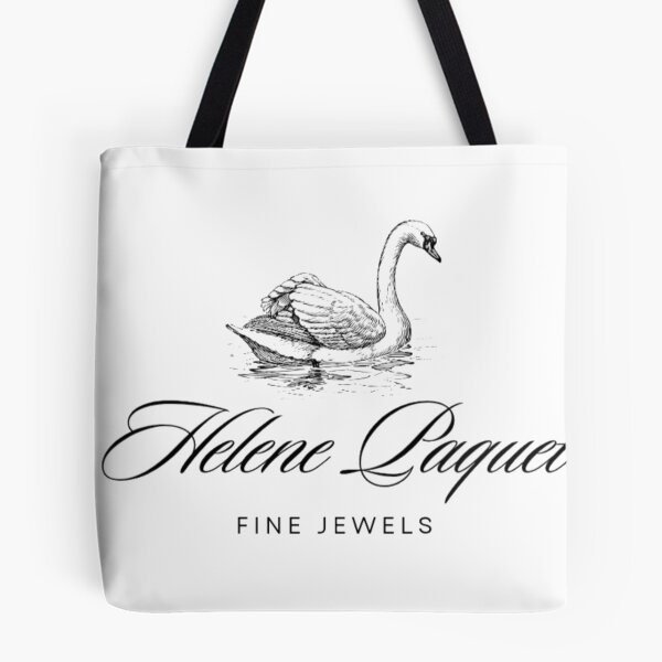 Item preview, Luxury Black and White Swan Design - Classic Vintage Monogram designed and sold by GenZFashion000.