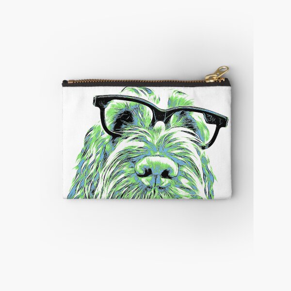 Item preview, Intelligent friend Spinone abstract green by heidiannemorris designed and sold by FOLK ART FUSION by heidiannemorris.