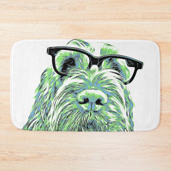 Item preview, Intelligent friend Spinone abstract green by heidiannemorris designed and sold by FOLK ART FUSION by heidiannemorris.