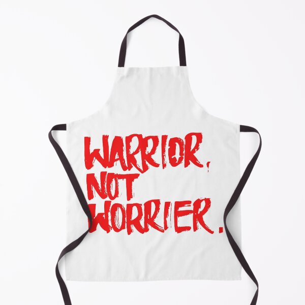 Item preview, Warrior Not Worrier Brush Lettering designed and sold by FriskySloths.
