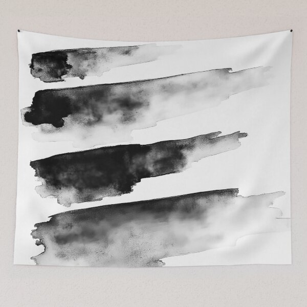 Item preview, Black and White Slightly Abstract Design designed and sold by Huskyyy Designs.