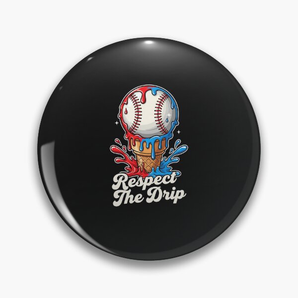 Item preview, Baseball Respect The Drip Ice Cream Melting Youth Boys Drip  designed and sold by diyoor.