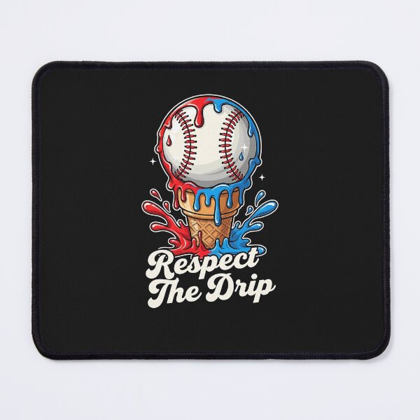 Item preview, Baseball Respect The Drip Ice Cream Melting Youth Boys Drip  designed and sold by diyoor.