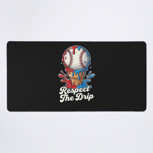 Item preview, Baseball Respect The Drip Ice Cream Melting Youth Boys Drip  designed and sold by diyoor.