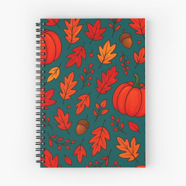 Item preview, Vibrant Autumn Pumpkins & Leaves Pattern designed and sold by CanvasFox.
