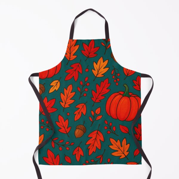 Item preview, Vibrant Autumn Pumpkins & Leaves Pattern designed and sold by CanvasFox.