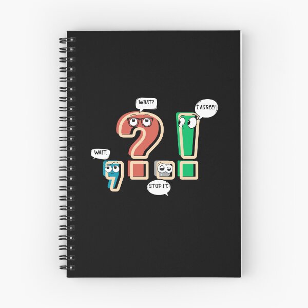 Item preview, it, What? Stop It. I Agree! – Funny Punctuation Marks Cartoon Design designed and sold by Ania_BM.