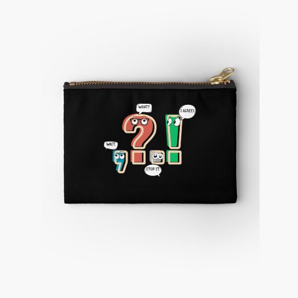 Item preview, it, What? Stop It. I Agree! – Funny Punctuation Marks Cartoon Design designed and sold by Ania_BM.