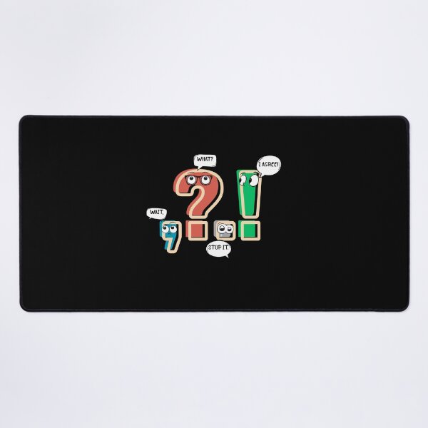 Item preview, it, What? Stop It. I Agree! – Funny Punctuation Marks Cartoon Design designed and sold by Ania_BM.