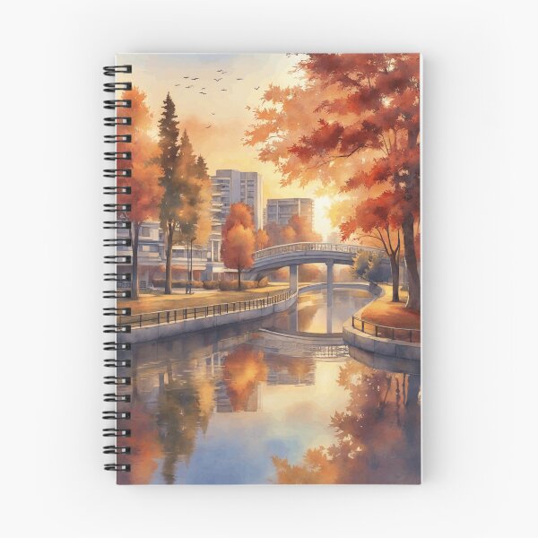 Item preview, Riverside Autumn Walk designed and sold by SEIMEI2025.