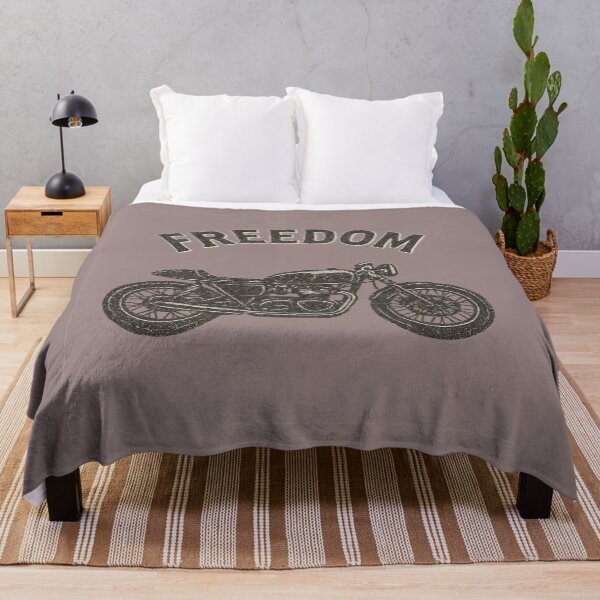 Item preview, Freedom Ride - Vintage Dark Motorcycle Design designed and sold by DesignArtShop06.