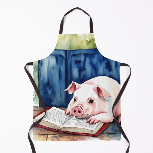 Item preview, Oink And Ink The Bookworm Pig designed and sold by AylinNorris.