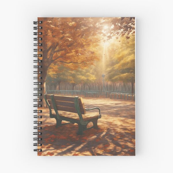Item preview, Autumn Park Bench designed and sold by SEIMEI2025.