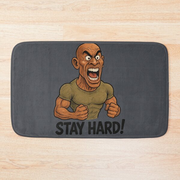 Item preview, Stay Hard - Motivational Fitness Design designed and sold by DesignArtShop06.