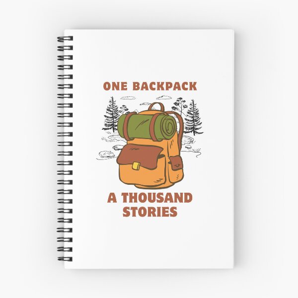 Item preview, Adventure Backpack Camping Quote designed and sold by berwies.