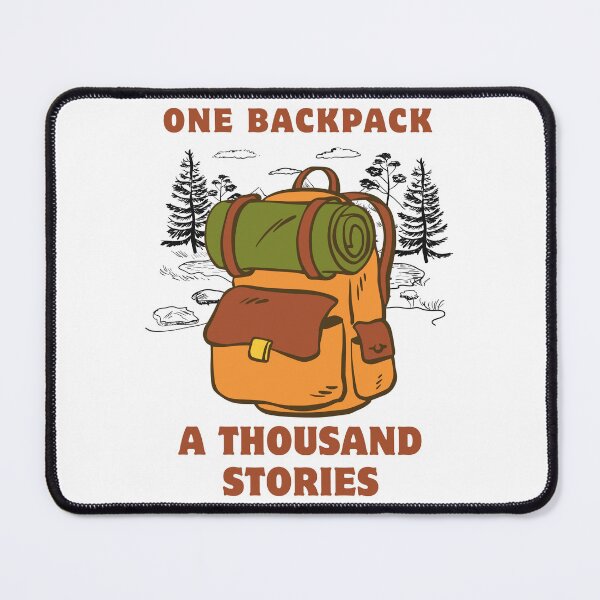 Item preview, Adventure Backpack Camping Quote designed and sold by berwies.