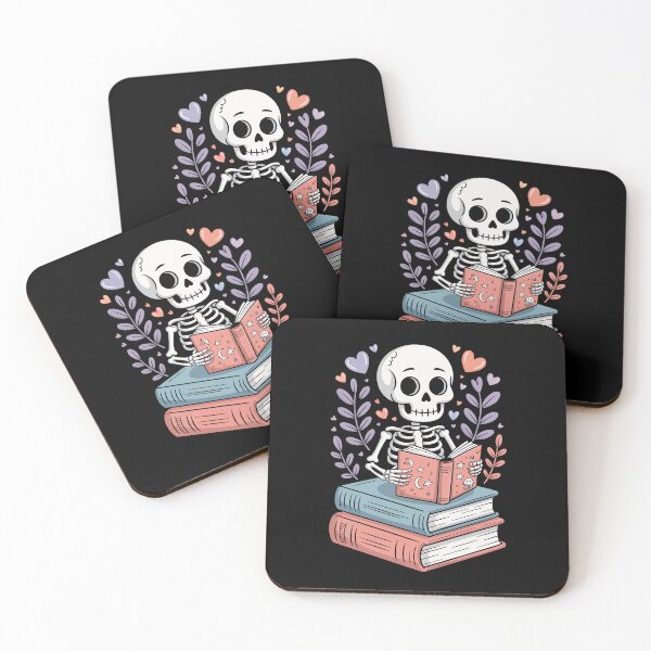 Item preview, Skeleton Reading on Books designed and sold by jkrphoto.