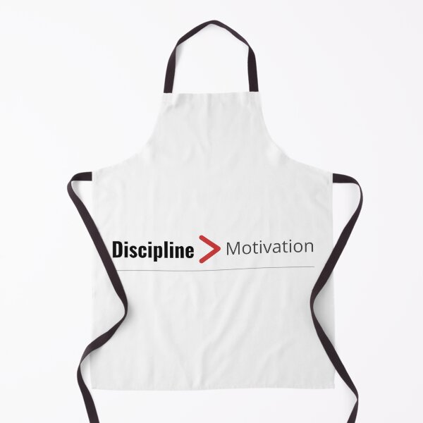 Item preview, Discipline Over Motivation – Productivity Quote designed and sold by J0b4t.