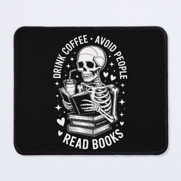 Item preview, Drink Coffee, Avoid People, Read Books designed and sold by jkrphoto.