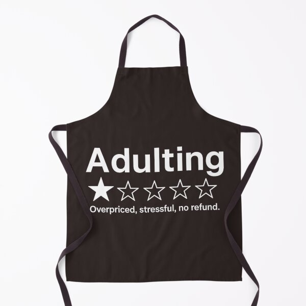 Item preview, Funny Adulting Shirt – 1 Star Overpriced & Stressful Life Humor designed and sold by GraphicPulsee.