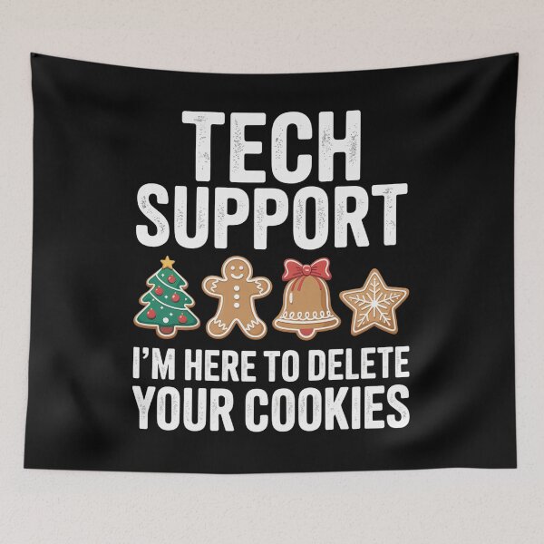Item preview, Christmas Tech Support Here To Delete Cookies Xmas designed and sold by Patricsselin.