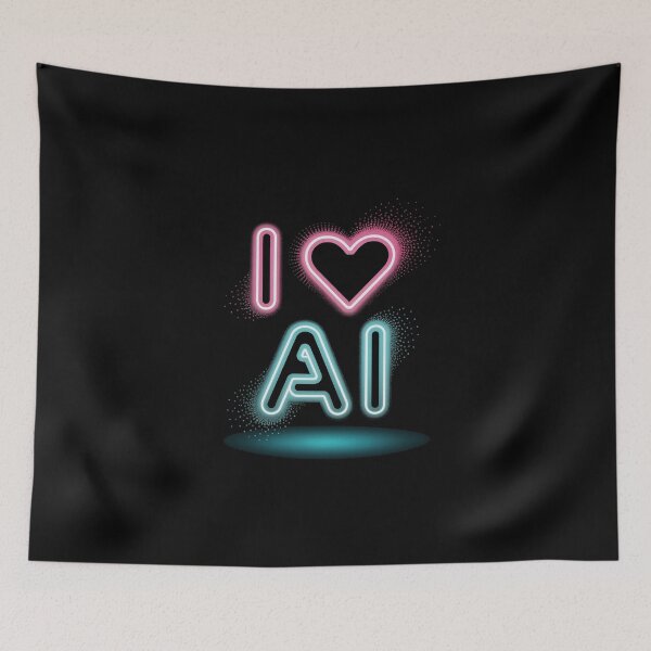 Item preview, I love AI designed and sold by jkrphoto.