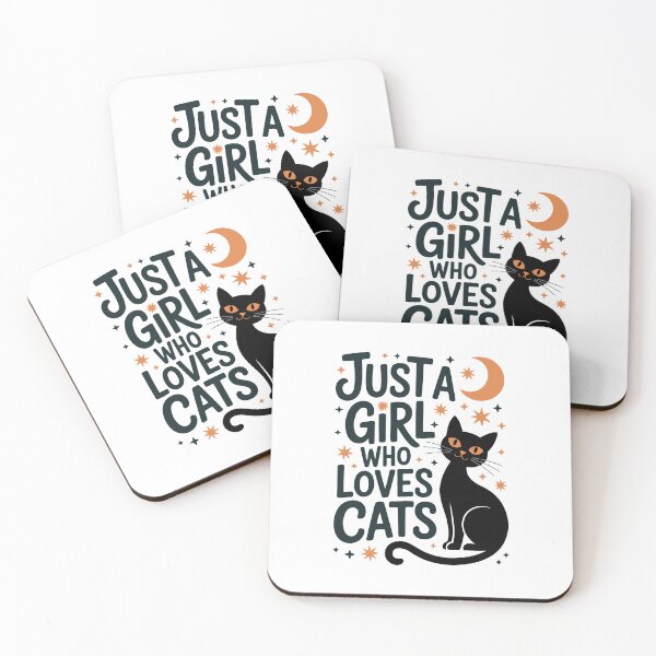 Item preview, Just a girl who loves cats designed and sold by jkrphoto.