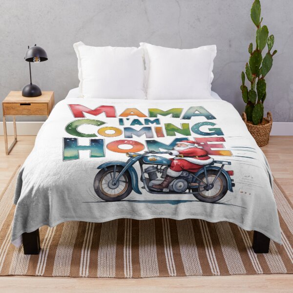 Item preview, Rockin' Santa on a Motorcycle designed and sold by yelkenb.