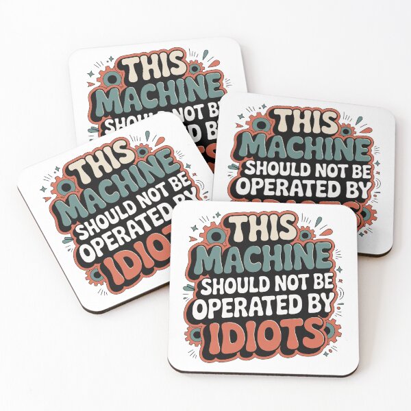 Item preview, Humorous Machine Warning designed and sold by jkrphoto.