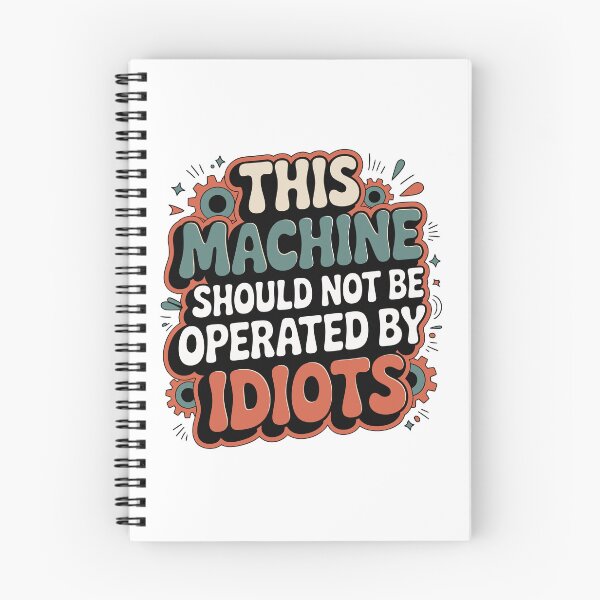 Item preview, Humorous Machine Warning designed and sold by jkrphoto.