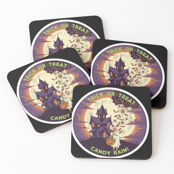 Item preview, Retro Haunted House with Candy Rain designed and sold by CadDesignerr.
