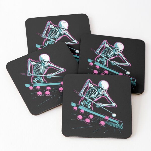 Item preview, Skeleton Playing Billiard Halloween Sport Pool designed and sold by Bandikonsalez.